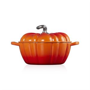 Le Creuset Signature Volcanic Cast Iron Pumpkin Casserole 24cm